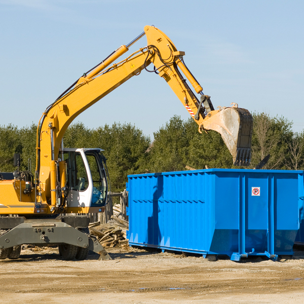 can i choose the location where the residential dumpster will be placed in West Green Georgia